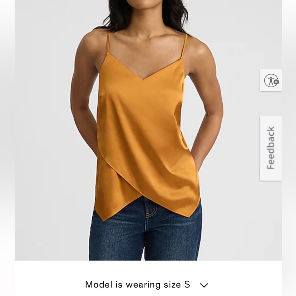 Express Mustard Yellow Camisole NWT - Picture 4 of 5